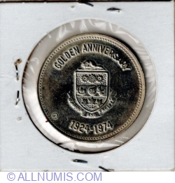 Image #2 of 1 Dollar 1974 -  Oshawa 1924-74  - 50th. Anniversary.
