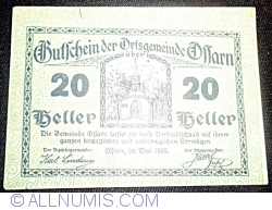 20 Heller 1920 - Ossarn
