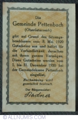 10 Heller 1920 - Pettenbach