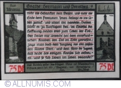 75 Pfennig 1921 - Pößneck