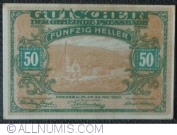 50 Heller 1920 - Pressbaum