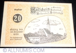 20 Heller 1920 - Bubendorf, Weikersdorf, Wolfsbach