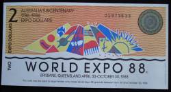2 Expo Dollars 1988