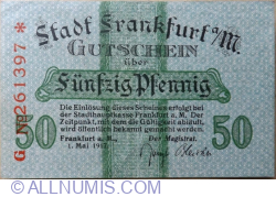 Image #1 of 50 Pfennig 1917 - Frankfurt am Main