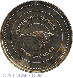 Image #2 of 1 Dollar 1995 Gander (Aviation Dollar)
