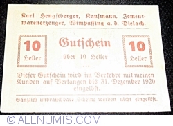 10 Heller ND - (Karl Hengstberger - Merchant (Kaufmann))