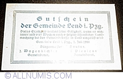 10 Heller 1920 - Lend im Pinzgau