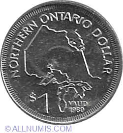 Image #1 of 1 Dollar 1980 - Northern Ontario