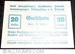 20 Heller ND - (Karl Hengstberger - Merchant (Kaufmann))