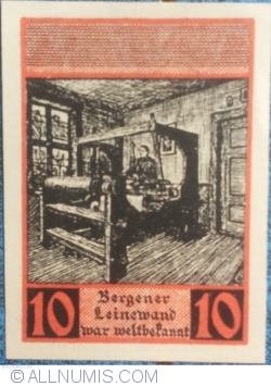 Image #2 of 10 Pfennig ND - Bergen an der Dumme