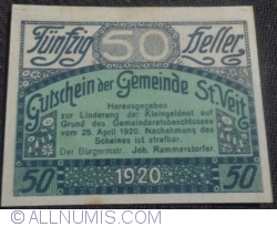 Image #2 of 50 Heller 1920 - Sankt Veit im Mühlkreis