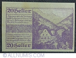 20 Heller 1920 - Ternberg