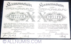 10 Heller 1920 - Korneuburg