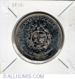 Image #2 of 1 Dollar 1982 - Clubul Numismatic din Prince George