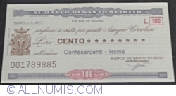 100 Lire 1977 (1. II.) - Roma