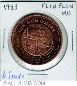1 Dollar 1983 - Flin Flon, Manitoba (Jubilee 1933-1983)