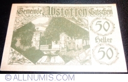 50 Heller 1920 - Abstetten