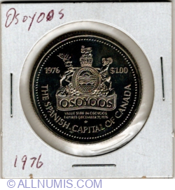 Image #1 of 1 Dollar 1976 - Osoyoos