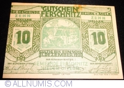 10 Heller 1920 - Ferschnitz