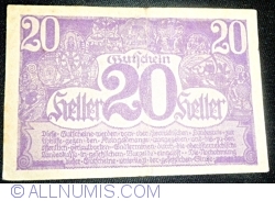 20 Heller 1920 - Upper Austria - Oberösterreich