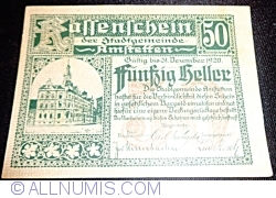 50 Heller 1920 - Amstetten