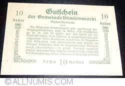 10 Heller 1920 - Blindenmarkt