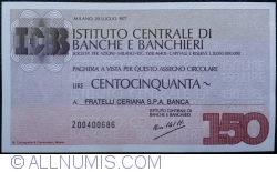 Image #1 of 150 Lire 1977 (20. VII.) - Milano