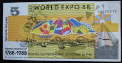 5 Expo Dollars 1988