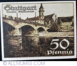 50 Pfennig 1921 - Stuttgart
