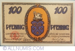 Image #2 of 100 Pfennig 1921 - Luckenwalde