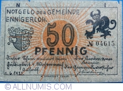 Image #2 of 50 Pfennig 1921 - Ennigerloh