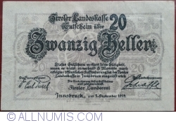 20 Heller 1920 - Tirol