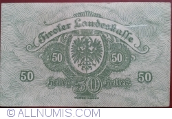 50 Heller 1919 - Tirol