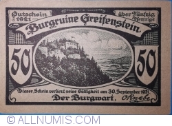 Image #1 of 50 Pfennig 1921 - Greifenstein