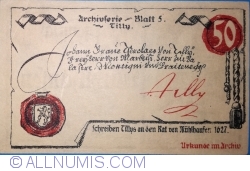 Image #2 of 50 Pfennig 1921 - Mühlhausen