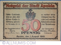 Image #1 of 50 Pfennig 1921 - Apolda