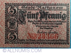 Image #1 of 5 Pfennig 1917 - Rathenow