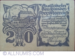20 Heller 1921 - Oberösterreich (Upper Austria)