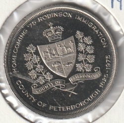 Image #1 of 1 Dollar 1975 - Anniversary Dollar - Peterborough, Ontario