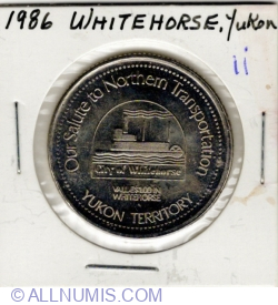 1 Dollar 1986 - Whitehorse, Yukon