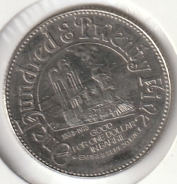 Image #2 of 1 Dollar 1978 - Barrie, Ontario - 125th Anniversary