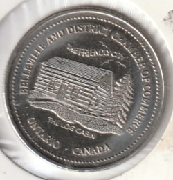 Image #2 of 1 Dollar 1984 - Belleville and district - Bicentennial of United Empire Loyalists