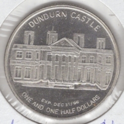 Image #1 of 1½ Dollars 1996 - Hamilton, Ontario - Dundurn Castle