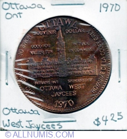 Image #1 of 1 Dollar 1970 - Ottawa (Souvenir Dollar)