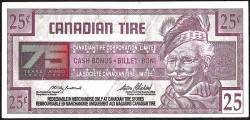 Image #1 of 25 Cents 1996 - 75 Years of Canadian Tire (1997).